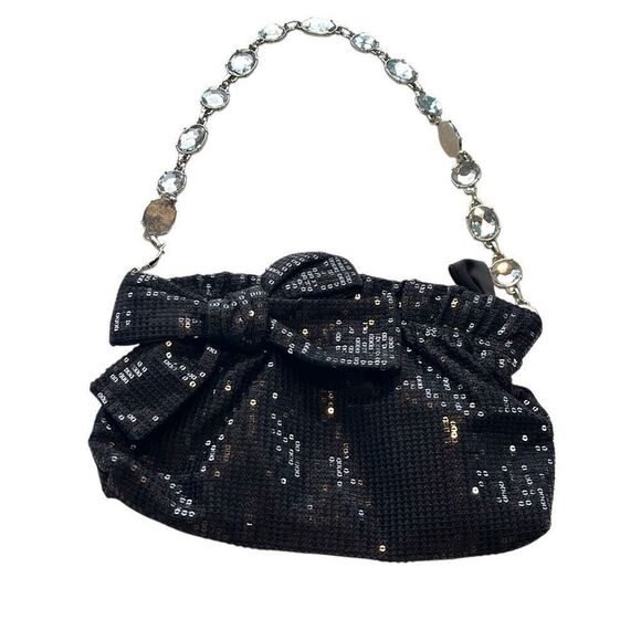White House, black market, black sequin bag - Picture 1 of 4
